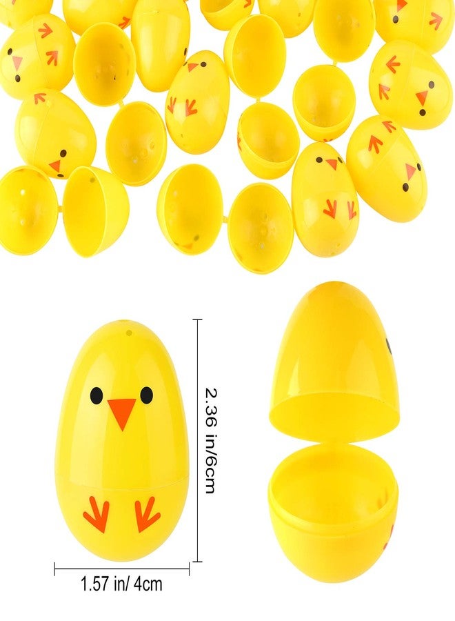 TUPARKA 36Pcs Easter Eggs Bulk Fillable Easter Eggs Plastic Easter Chicken Eggs for Basket Stuffers, Egg Hunt, Party Supplies - Image 2